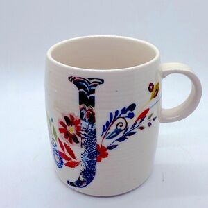 Anthropologie Starla M.Halfman Mug. ‎ Letter J